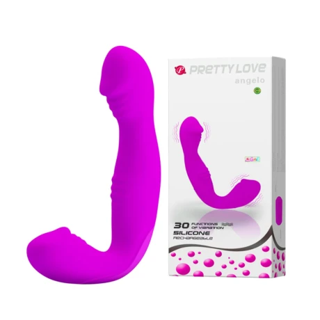 Vibrador punto G con acción dual